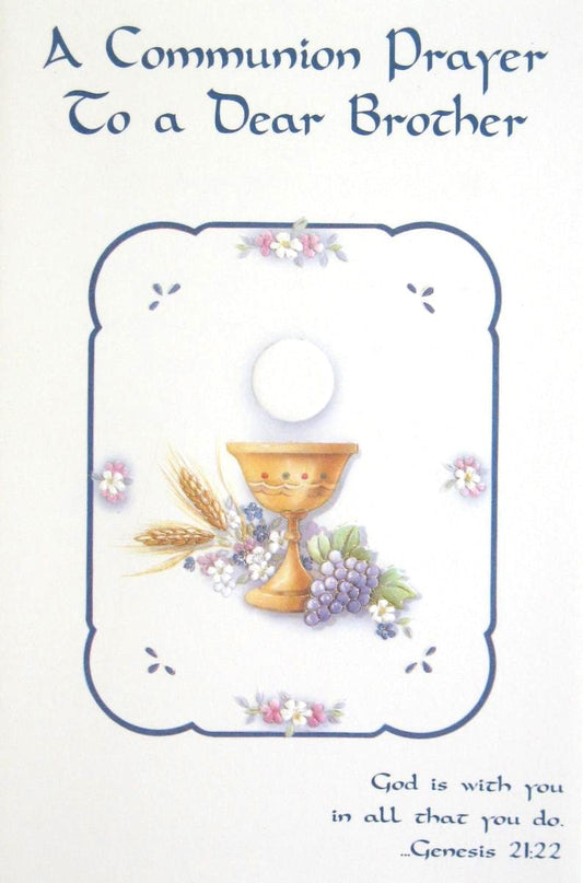 Brother First Communion Greeting Card
