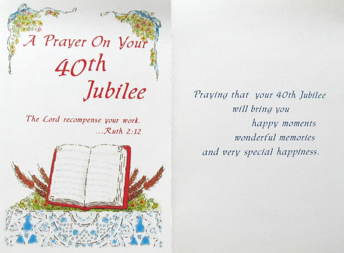 40th Jubilee