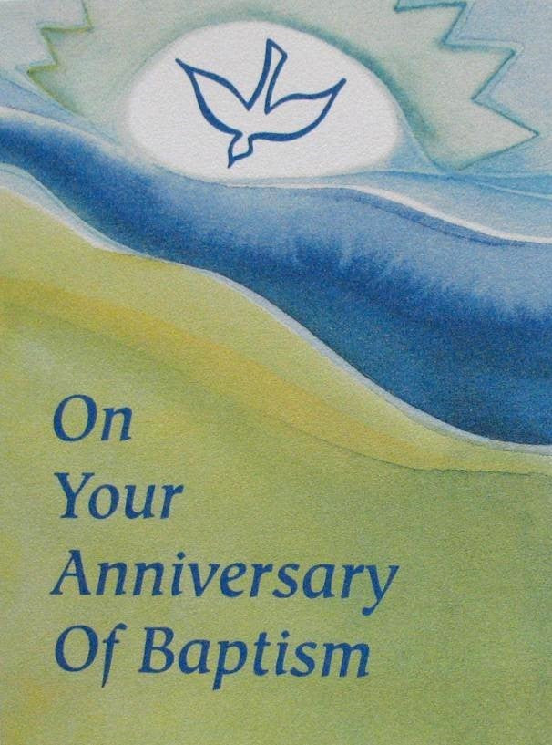 Anniversary of Baptism Greeting Card