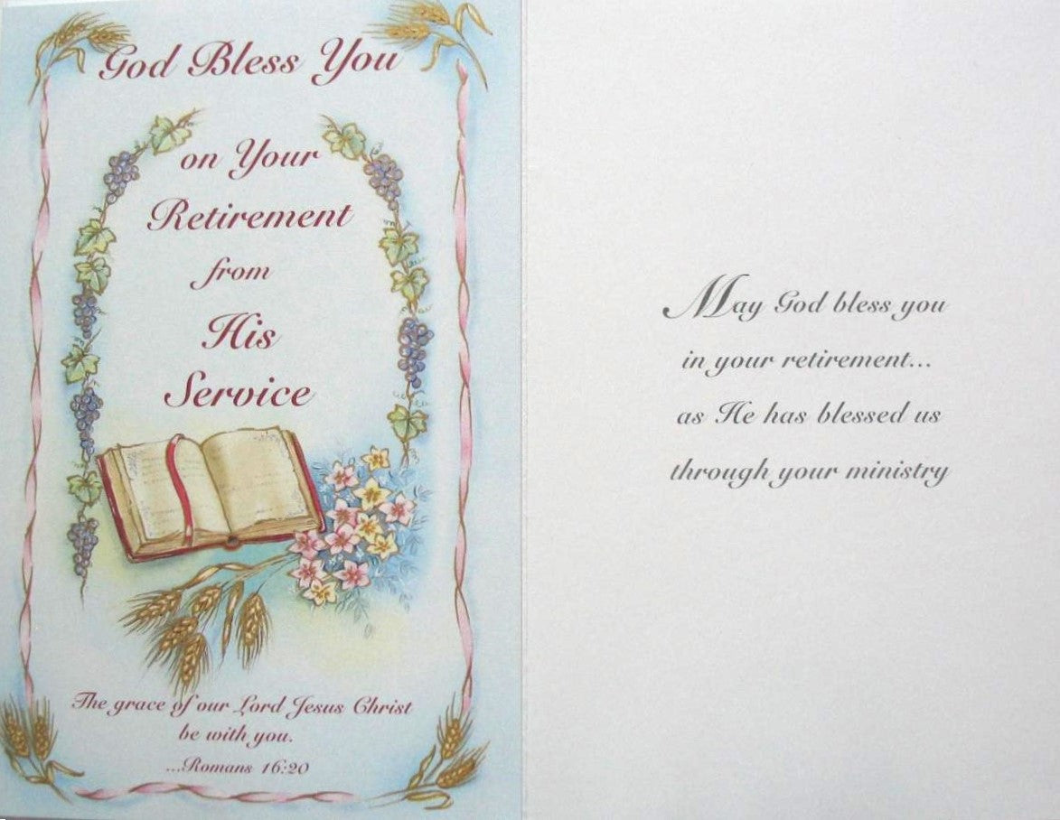 Retirement From His Service Greeting Card