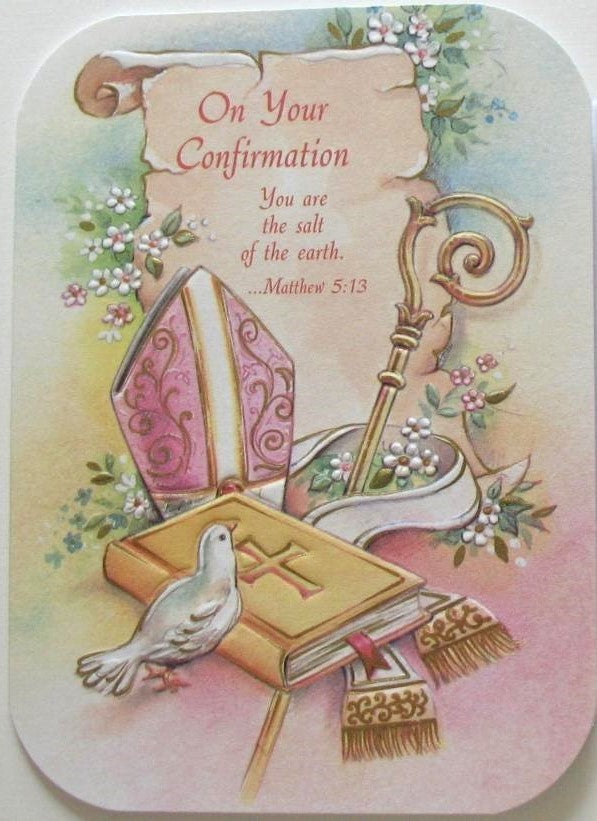 Confirmation - To Granddaughter