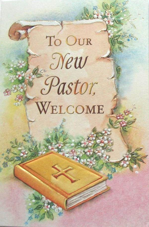 Welcome New Pastor Greeting Card