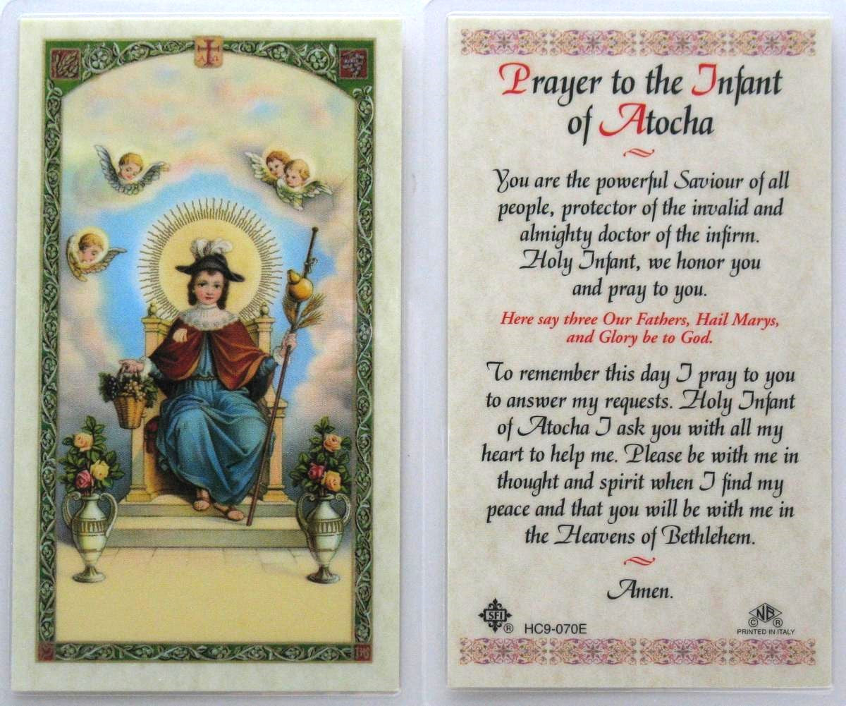 Laminated - Infant of Atocha