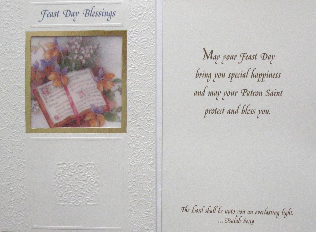 Feast Day Greeting Card