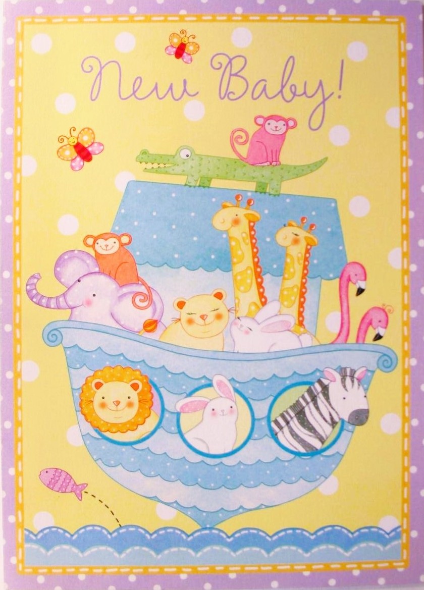 New Baby Greeting Card by Legacy with Deluxe Envelope