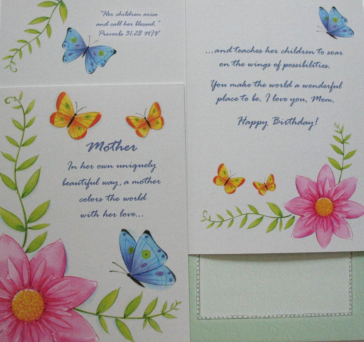 Mother Birthday Greeting Card by Legacy with Deluxe Envelope