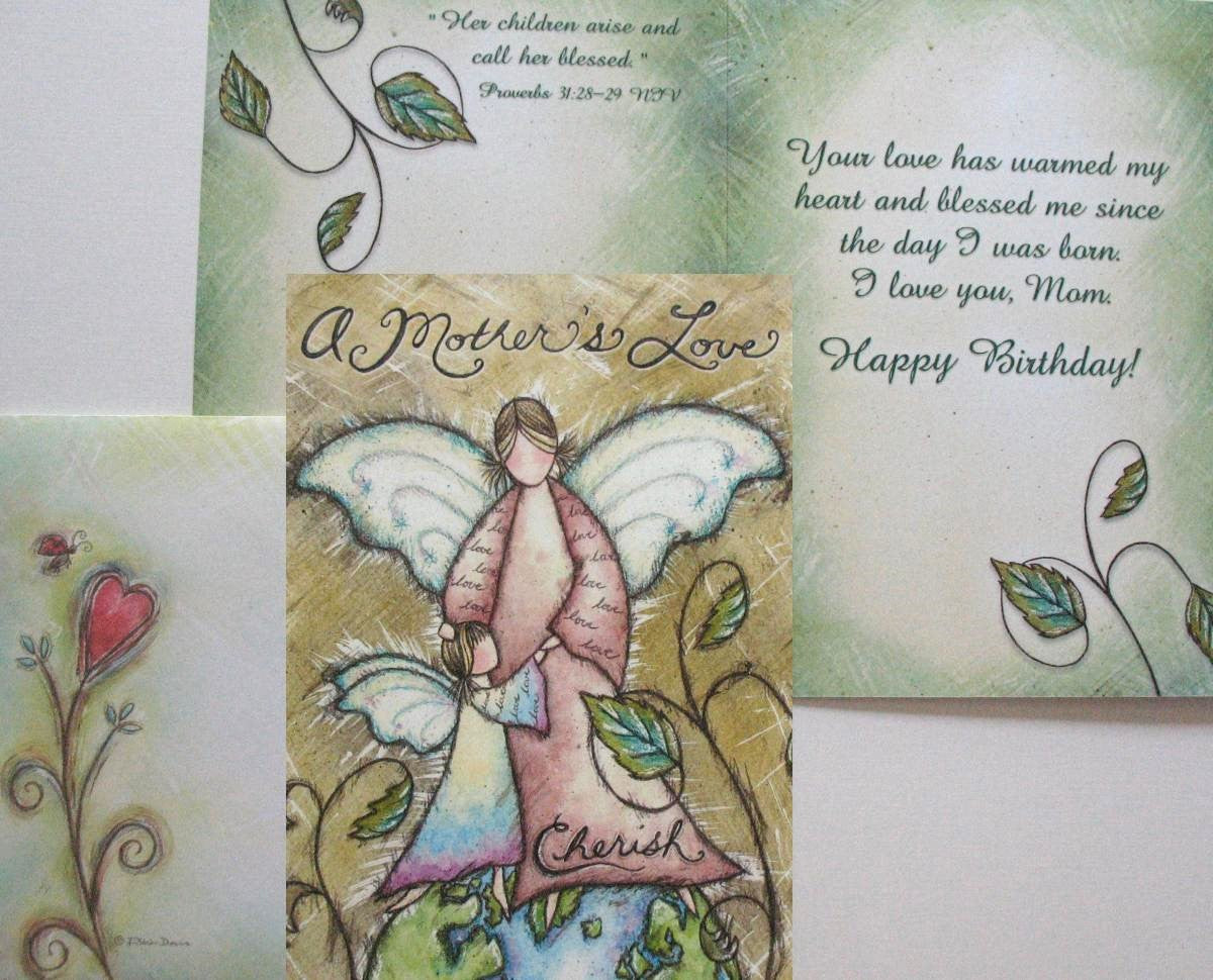 Mother Birthday Greeting Card by Legacy with Deluxe Envelope