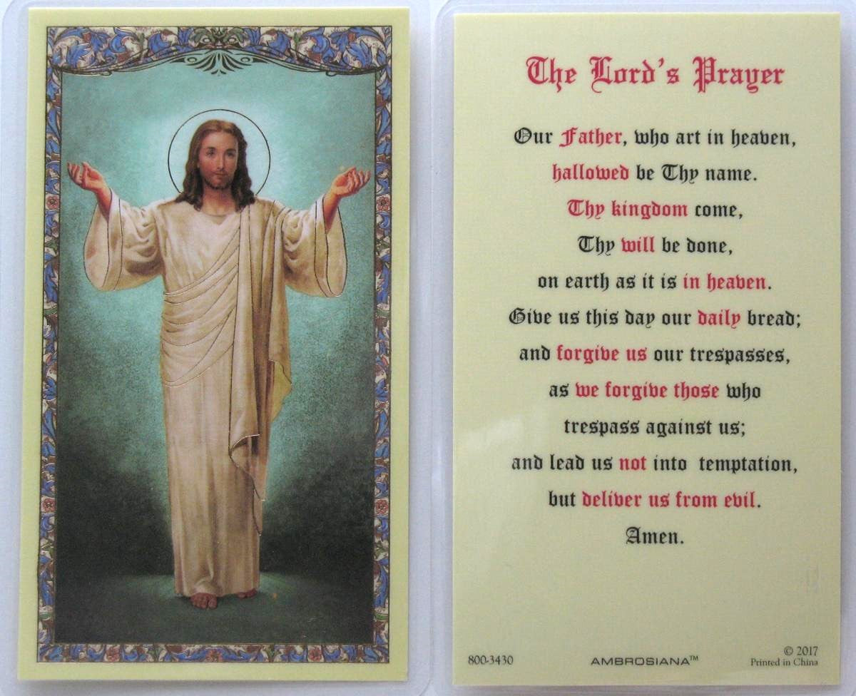 Laminated - Resurrection - The Lord's Prayer