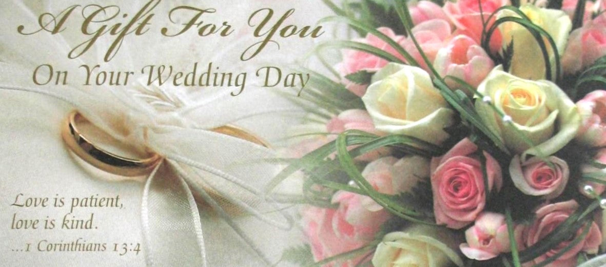 Wedding Greeting Card - Money Holder