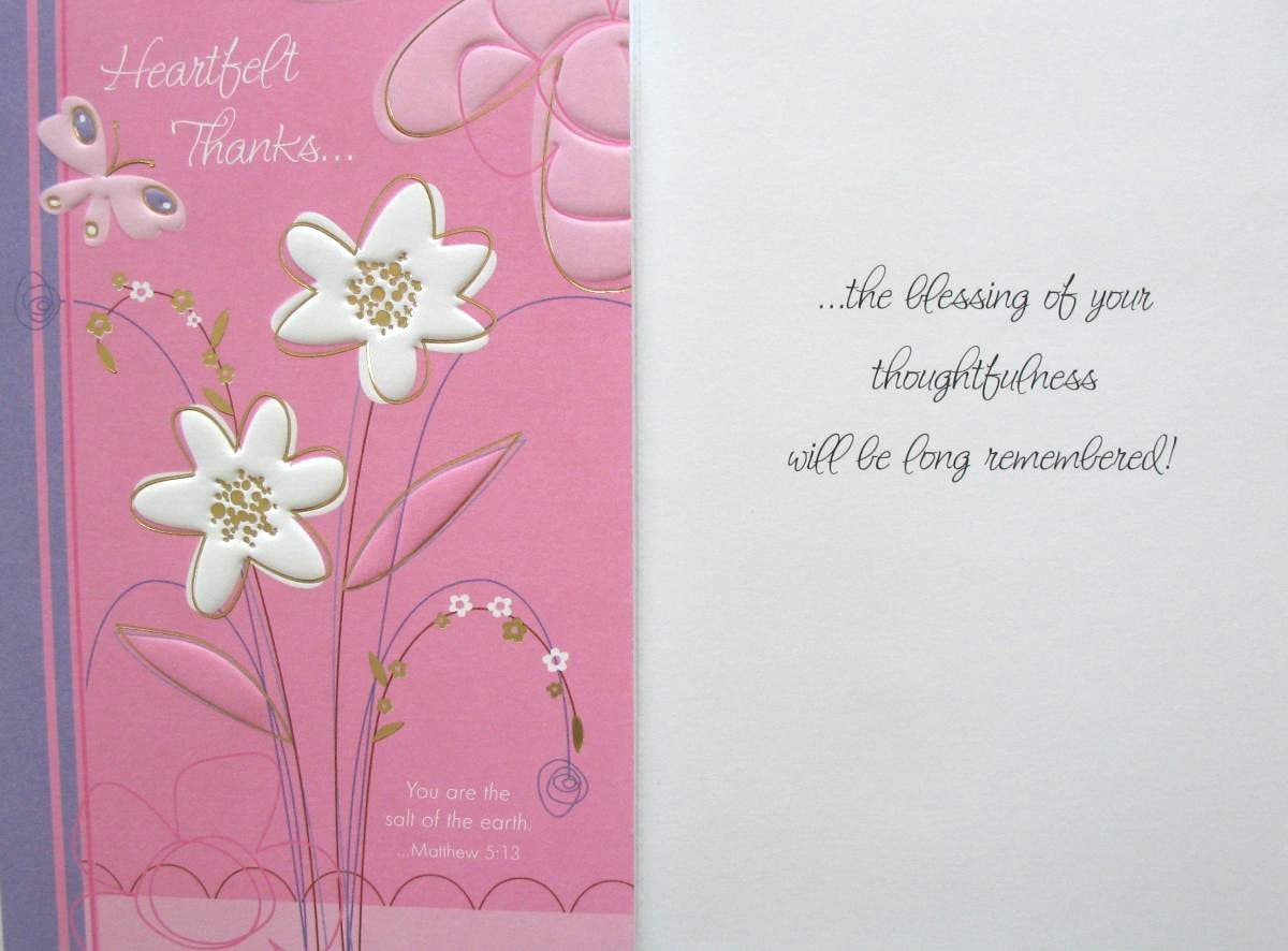 Heartfelt Thanks Greeting Card