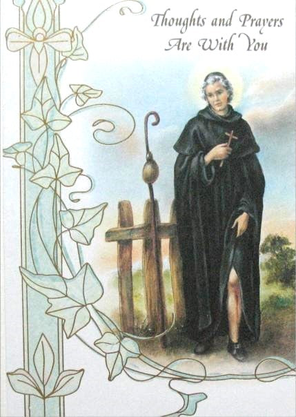 St. Peregrine (Cancer) - Get Well Greeting Card