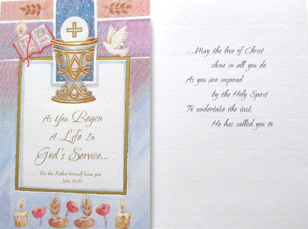 Enter God's Service Greeting Card