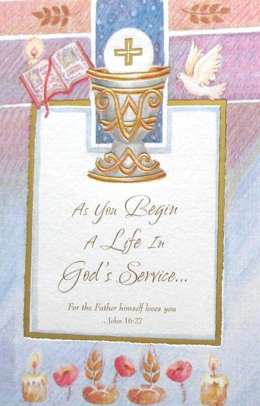 Enter God's Service Greeting Card