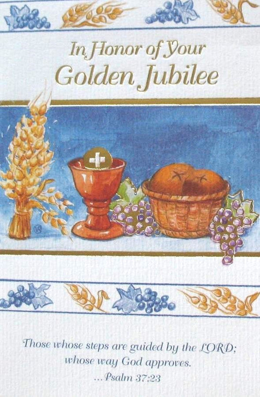 Golden (50th) Jubilee Greeting Card
