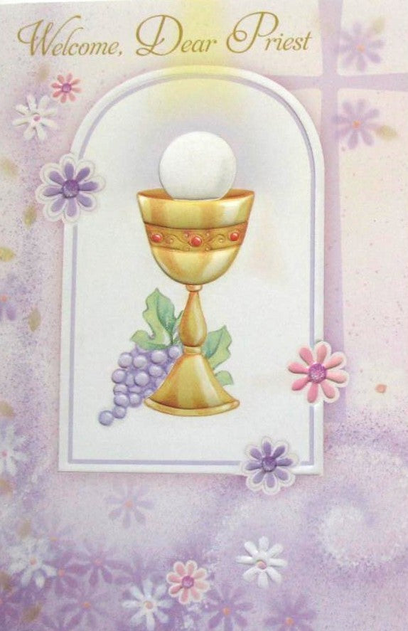 Welcome New Priest Greeting Card