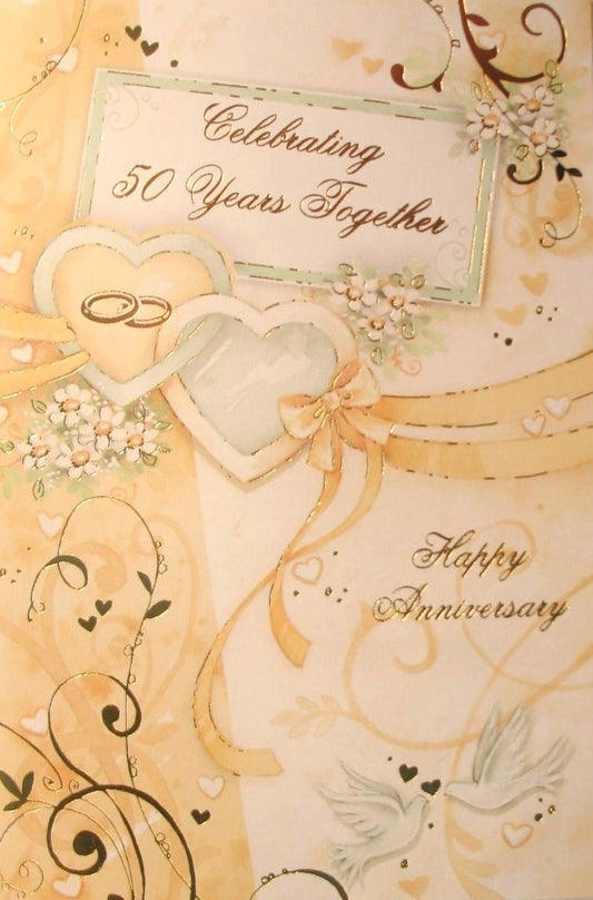Golden (50th) Anniversary Greeting Card