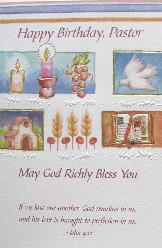 Pastor Birthday Greeting Card