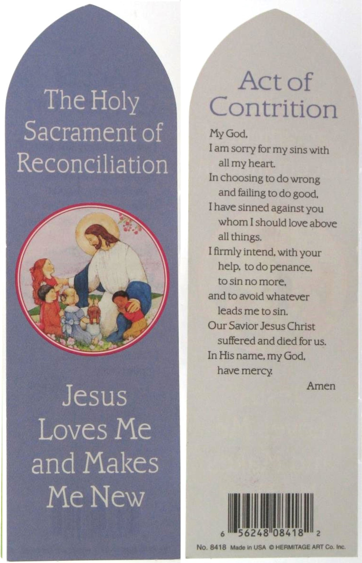 Reconciliation Bookmarks - Act of Contrition