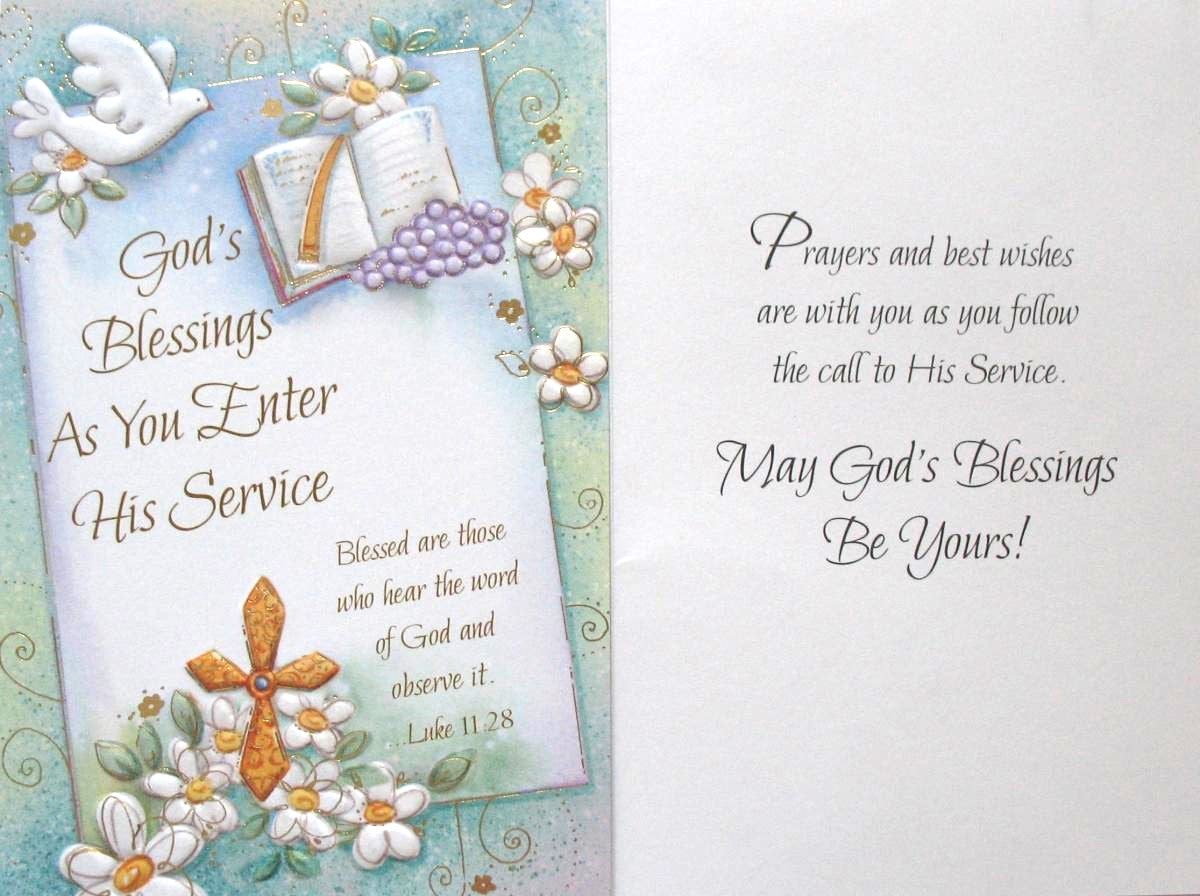Enter God's Service Greeting Card