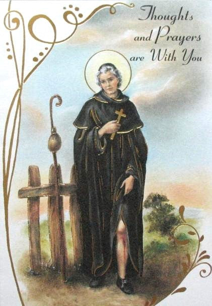 St. Peregrine (Cancer) - Get Well Greeting Card