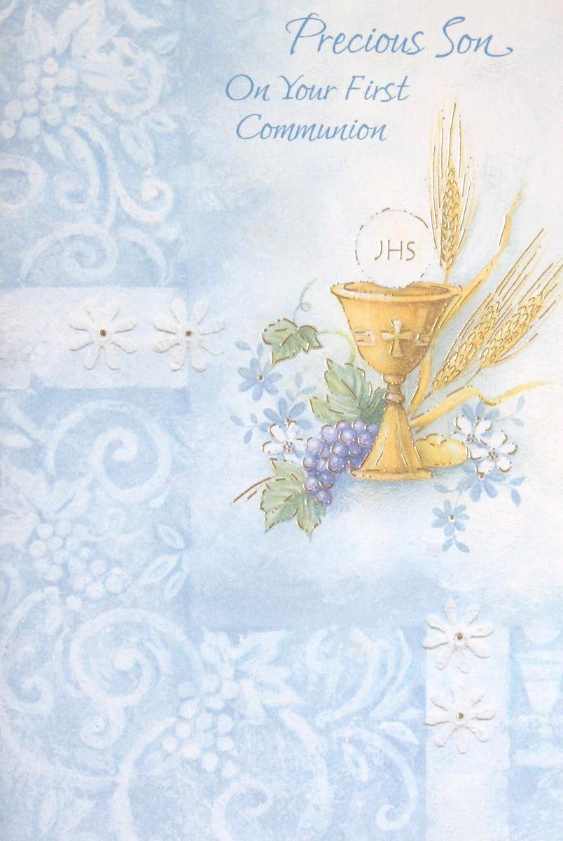 Son - First Communion Greeting Card