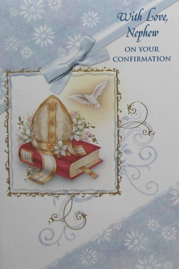 Nephew Confirmation Greeting Card
