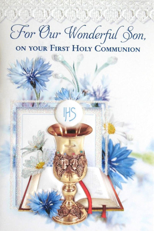 Son - First Communion Greeting card