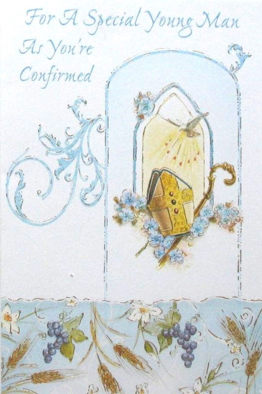 Confirmation To A Special Young Man Greeting Card