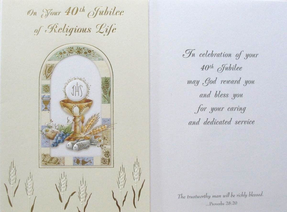 40th Jubilee of Religious Life