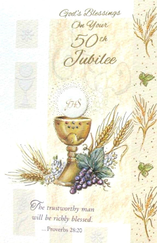 Golden (50th) Jubilee Greeting Card