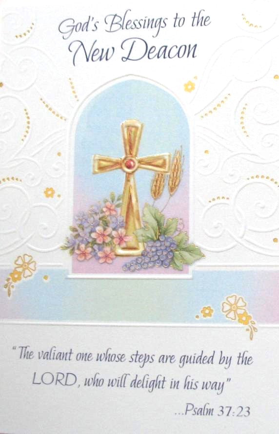 Deacon Ordination Greeting Card