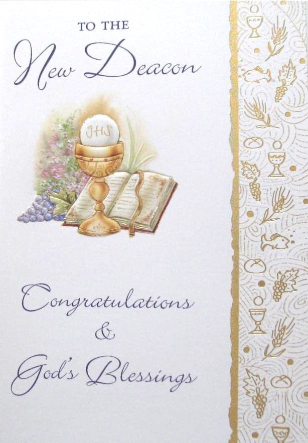 Deacon Ordination Greeting Card