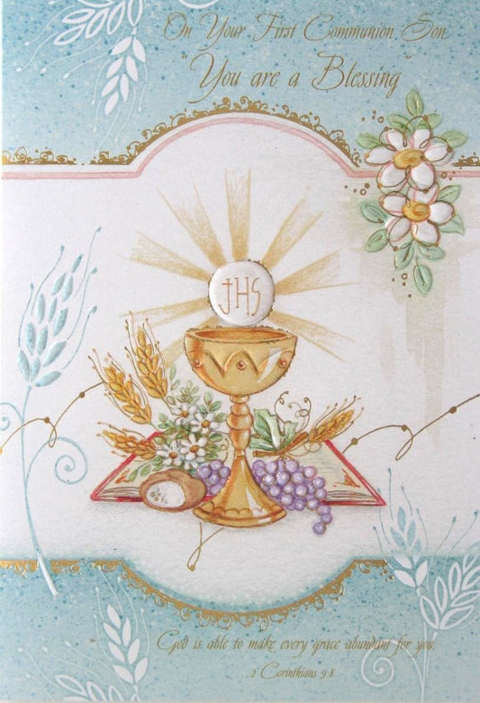 Son - First Communion Greeting Card