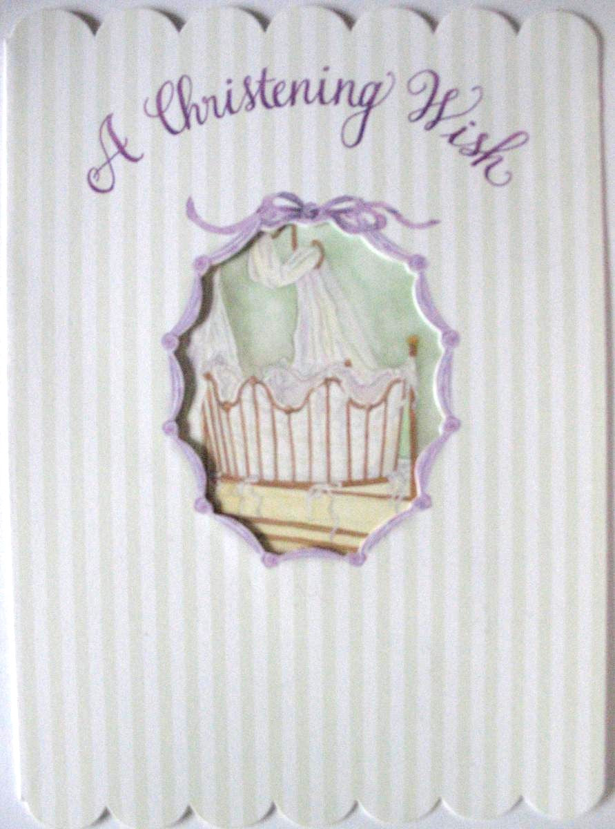 A Christening Wish Greeting Card