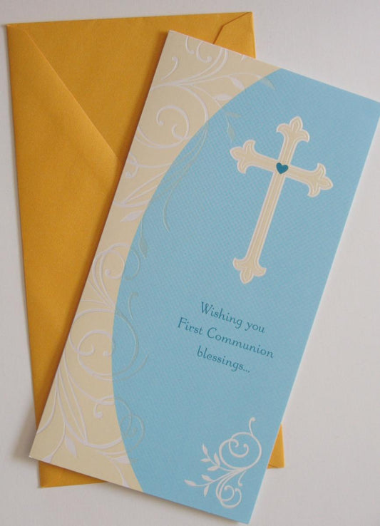 First Communion Greeting Card - Gift Card / Money Holder