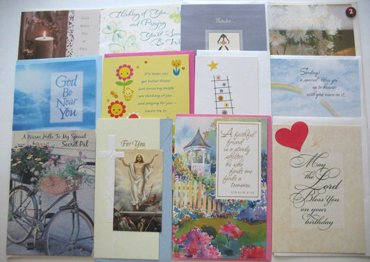 Clearance Assortment Of 12 Greeting Cards - Assortment 2