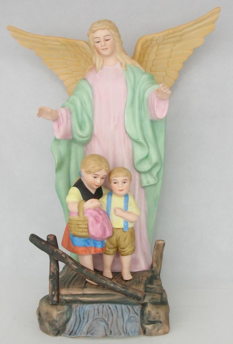 Statue- Guardian Angel - 9.5 Inch