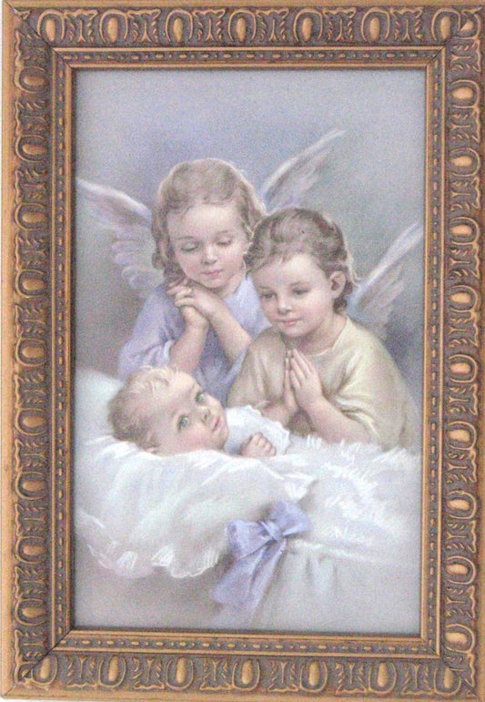Angels - Fancy Framed Picture 6.5" x 4.5"