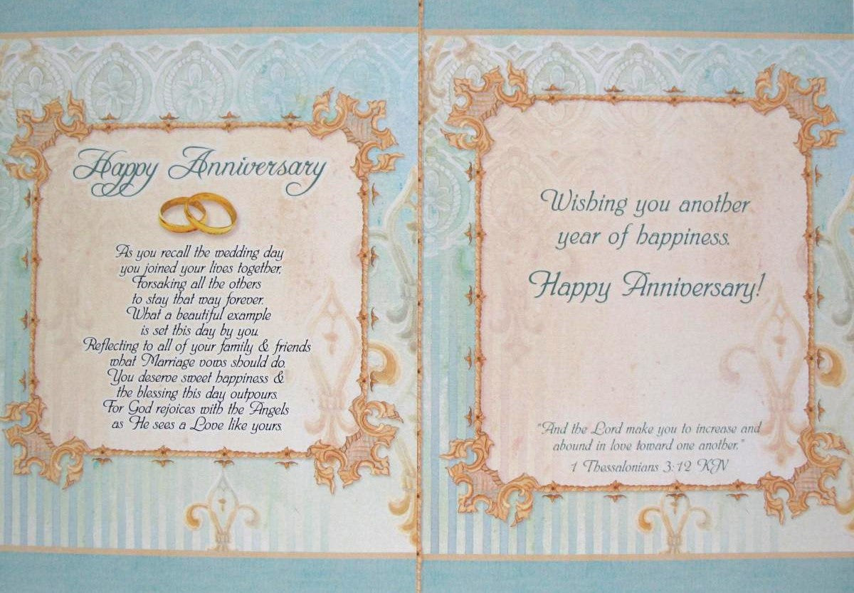Anniversary Greeting Card with Deluxe Envelope - by Legacy