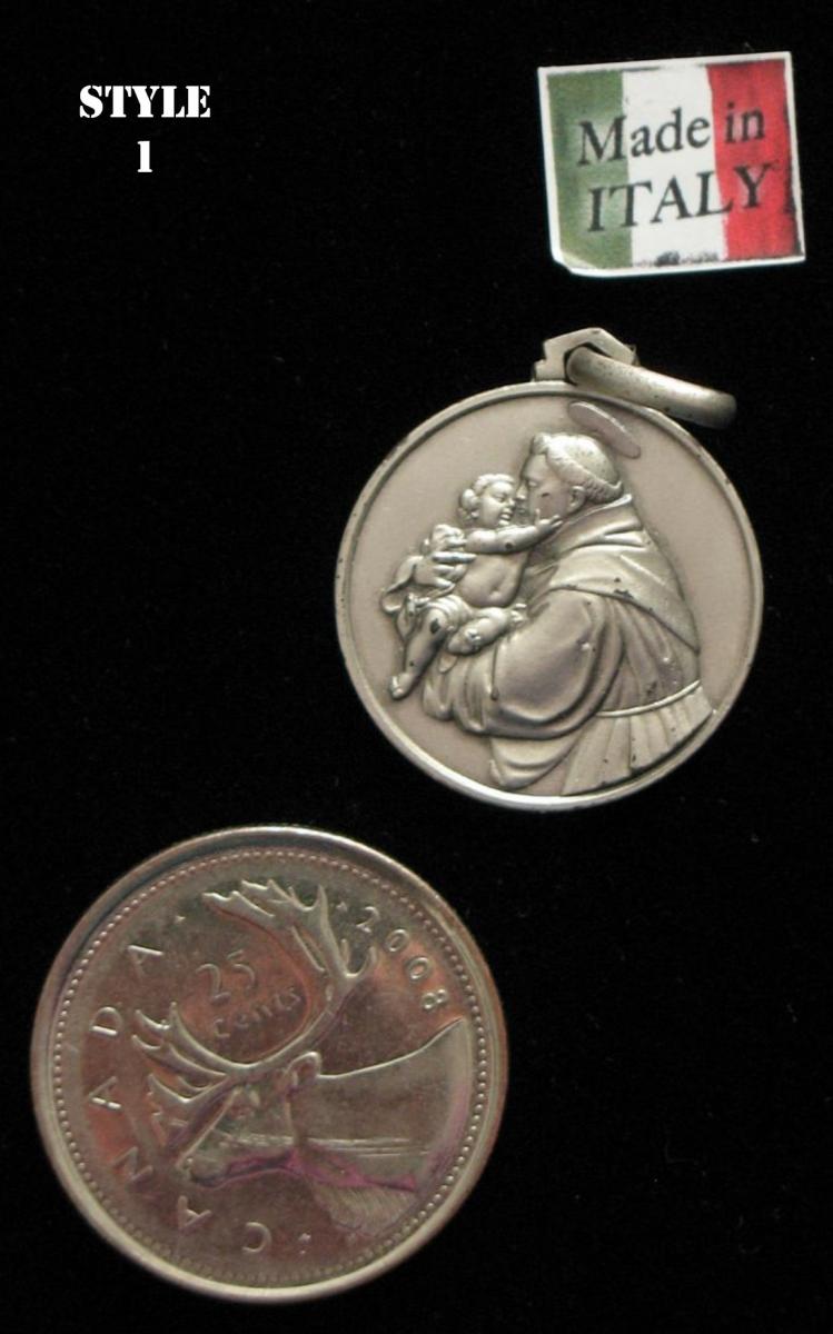 St. Anthony of Padua - Sterling Silver Medal