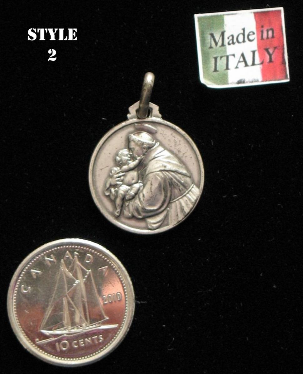 St. Anthony of Padua - Sterling Silver Medal