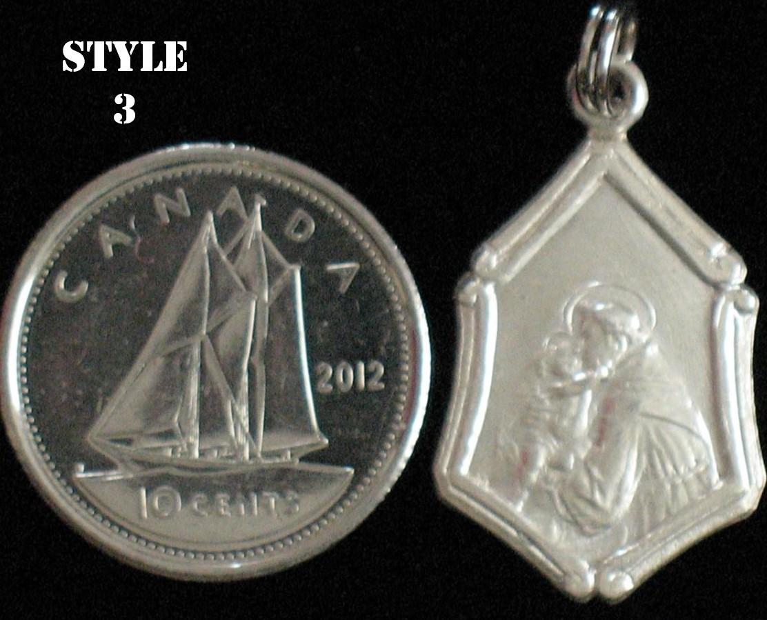 St. Anthony of Padua - Sterling Silver Medal