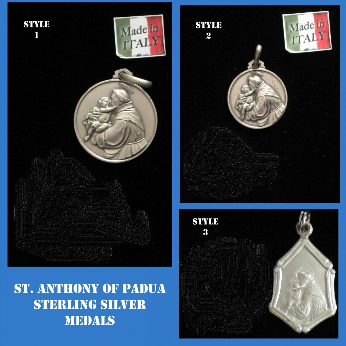 St. Anthony of Padua - Sterling Silver Medal