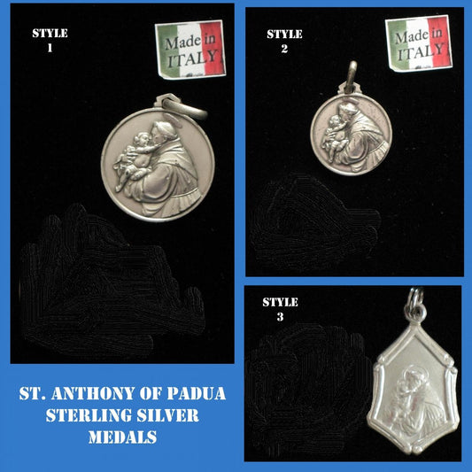 St. Anthony of Padua - Sterling Silver Medal