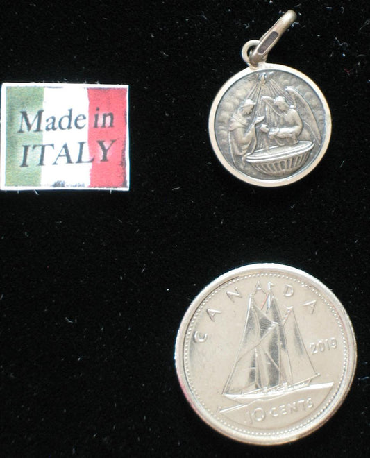 Baptism - Sterling Silver Medal