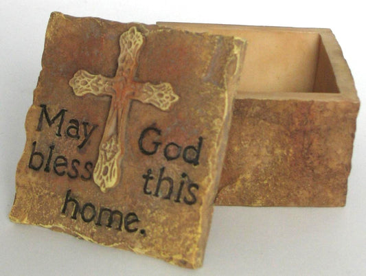 May God Bless This Home Trinket Box