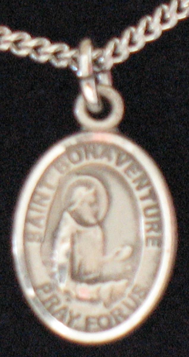 St. Bonaventure - Sterling Silver Medal With Chain