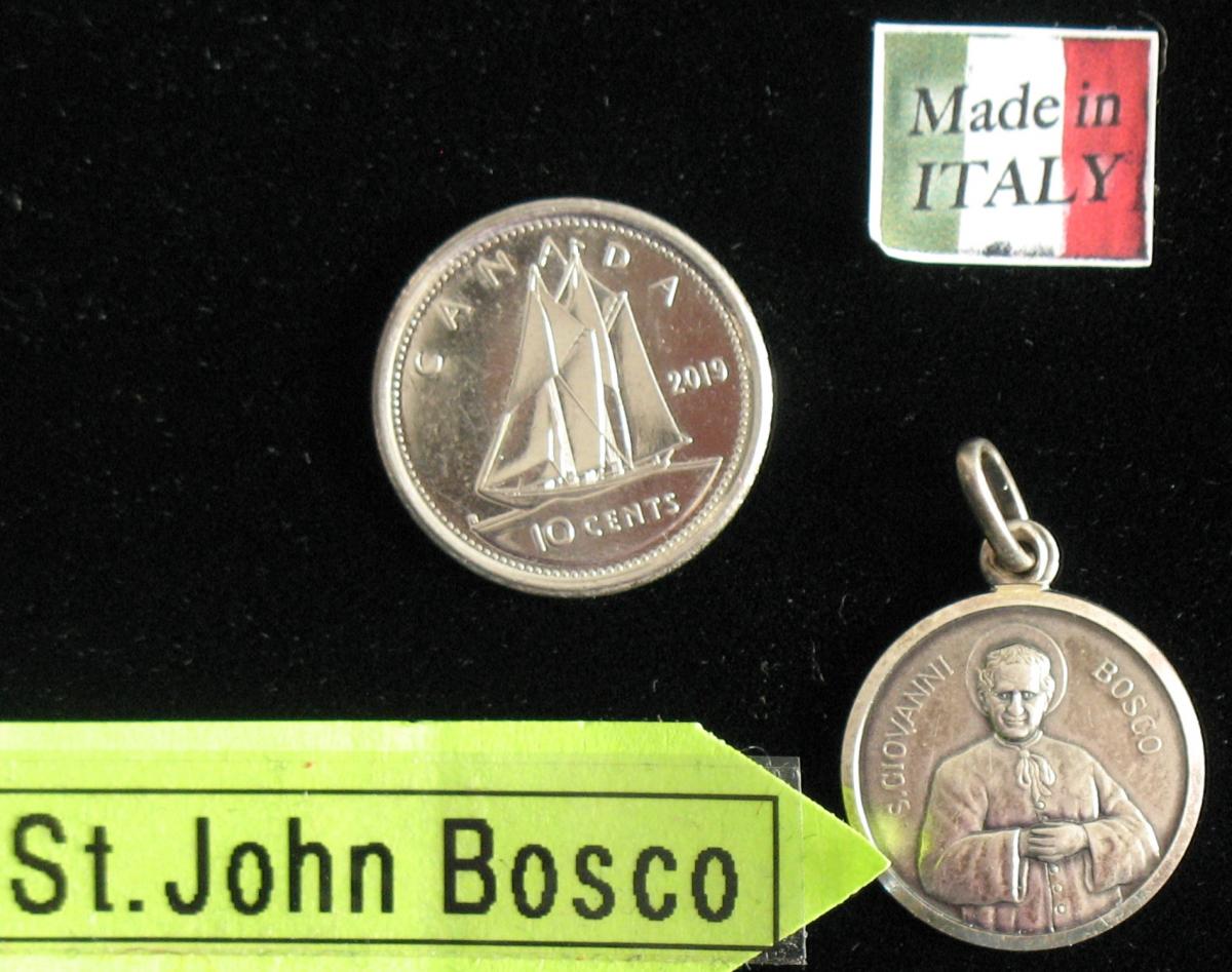 St. John Bosco - Sterling Silver Medal