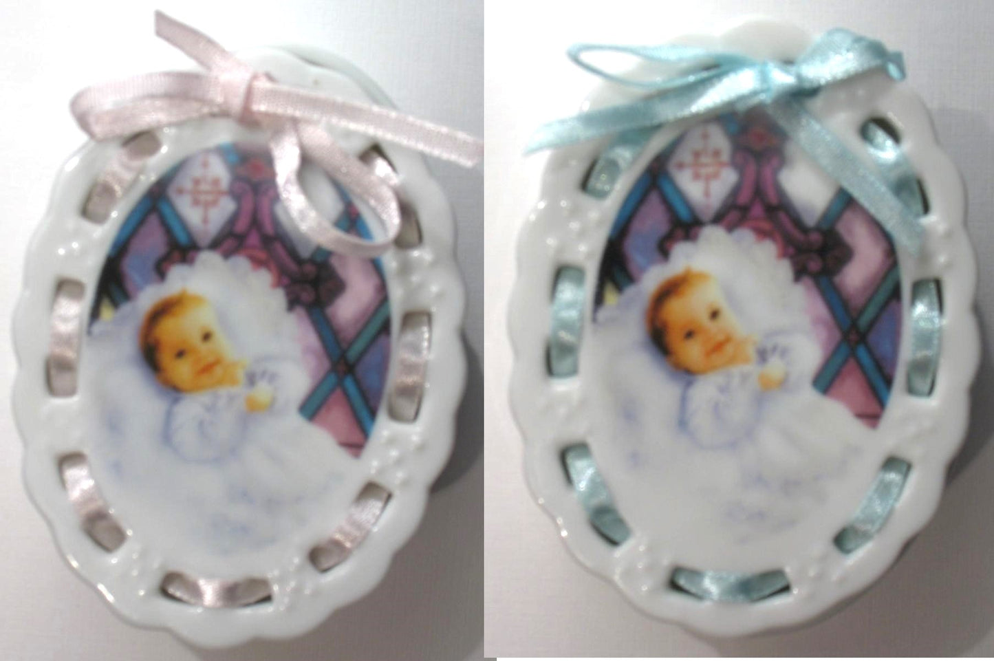 Baby Trinket Box - Blue or Pink