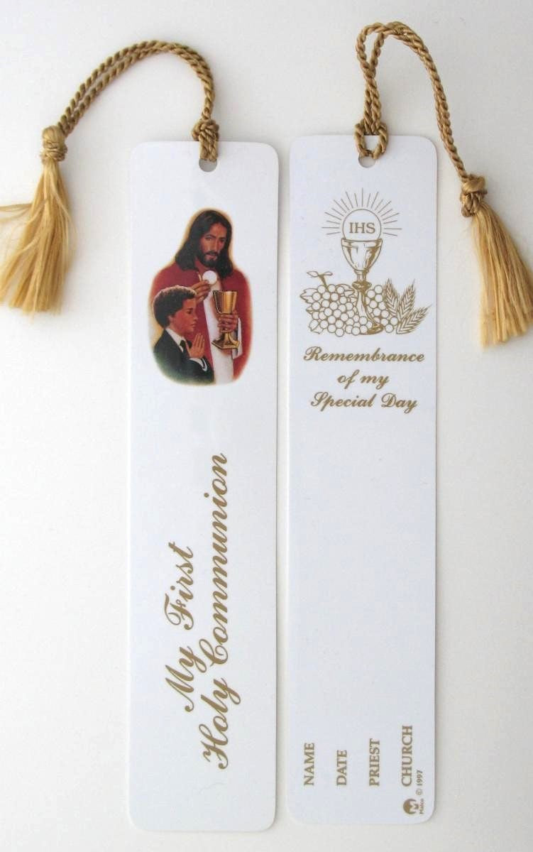My First Holy Communion Remembrance Bookmark